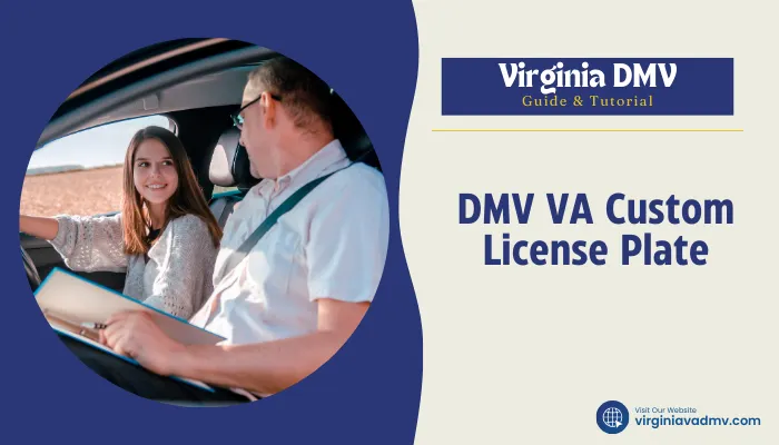 DMV VA Custom License Plate