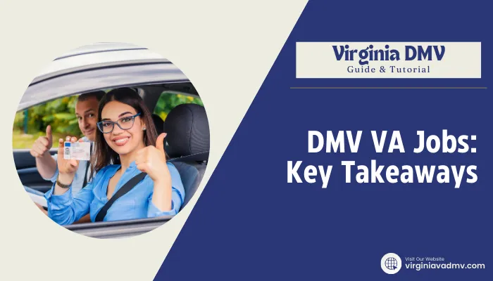 DMV VA Jobs: Key Takeaways